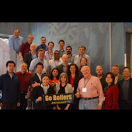 Group photo from Krannert Strategy Alumni Conference